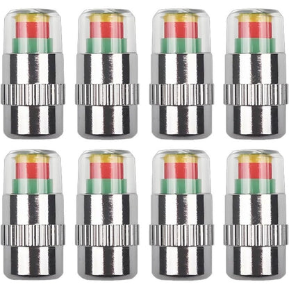 3-Color Tire Pressure Alert Caps