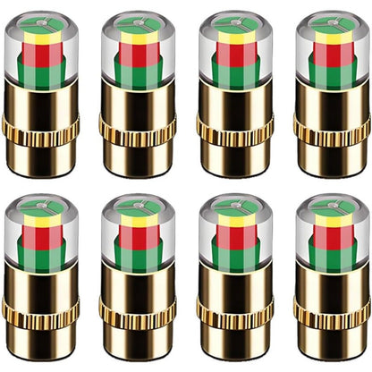 3-Color Tire Pressure Alert Caps