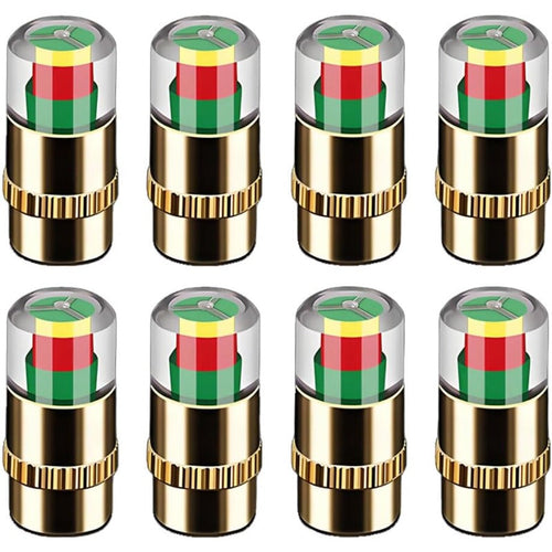 3-Color Tire Pressure Alert Caps
