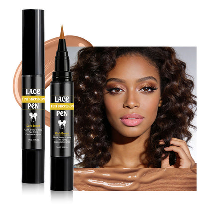 ✨50% OFF NOW! Lace Tint Scalp Tint Pen – Instant Lace Knot Melting Pen, Sweat Resistant Wig Hairline Tint, Natural Scalp Look for Lace Front Wigs