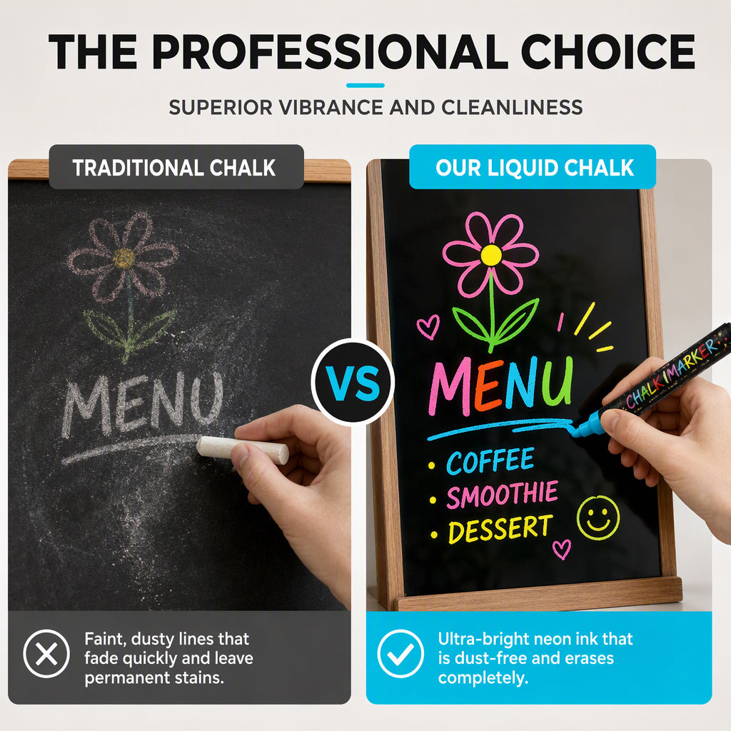 Vibrant Liquid Chalk Markers for Multiple Surfaces