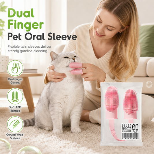 Dual-Finger Pet Toothbrush – product image