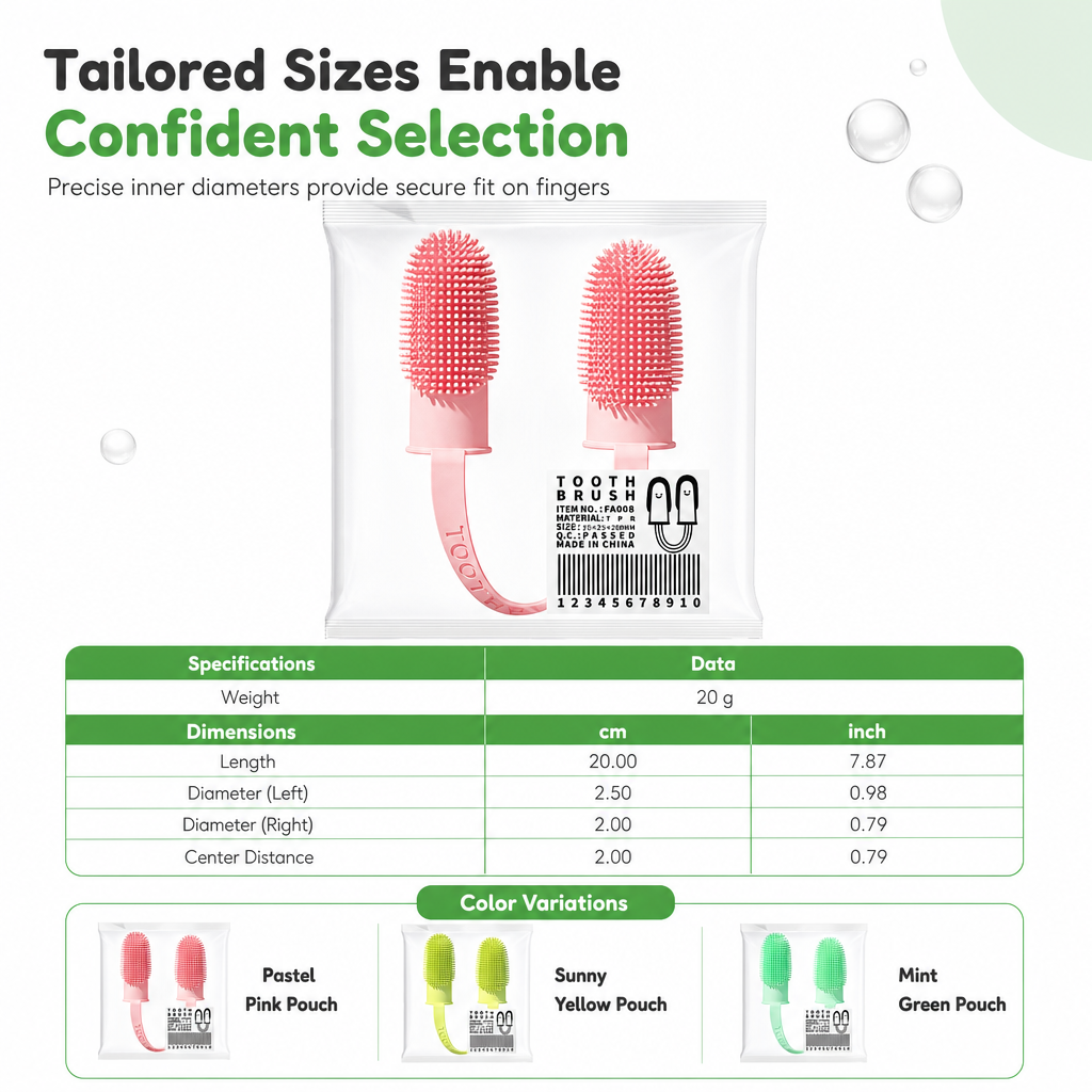 Dual-Finger Pet Toothbrush – product image