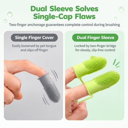 Dual-Finger Pet Toothbrush – product image