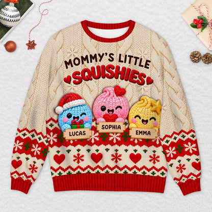 Squishy Dumpling Ugly Sweater - Personalized Gifts for Grandmas & Grandkids